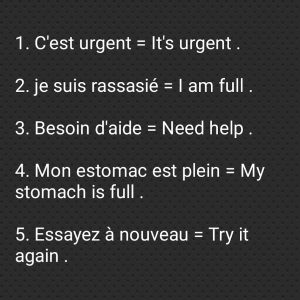 Lessons for french beginners