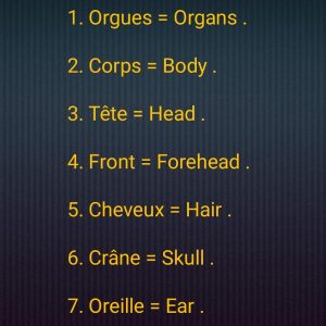 Basic words in french with pronunciation